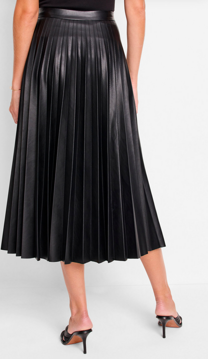 Faux Leather Flirt Skirt