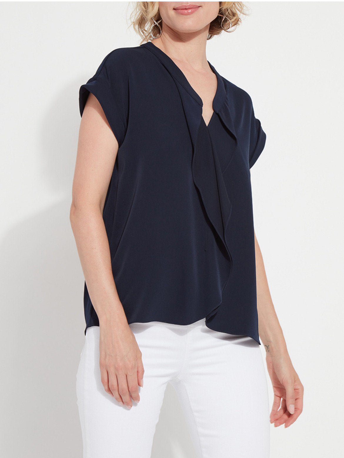 Navy Aurelia Top